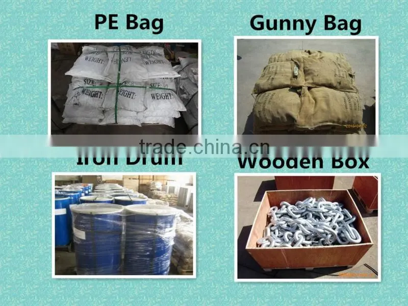 short link welded chain, blue/black plastic spools, zinc plated chain