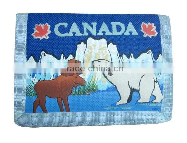 2016 HIGH QUALITY NYLON VELCRO WALLETS FOR TEENS