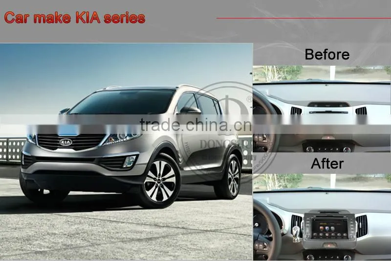 7" Sportage 2010-2012 Pure android 4.2.2 car DVD with GPS 3G/WIFI