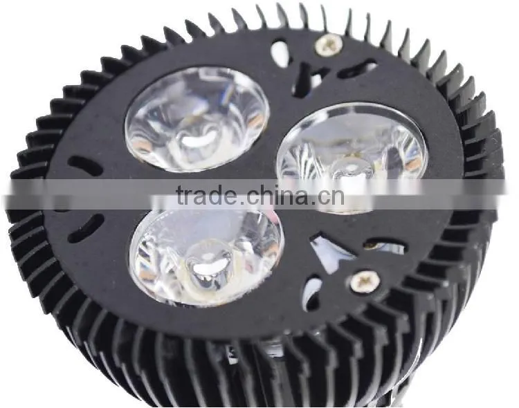 9w 3x3w led focus par20 spotlight 110v 220v dimmable recessed light