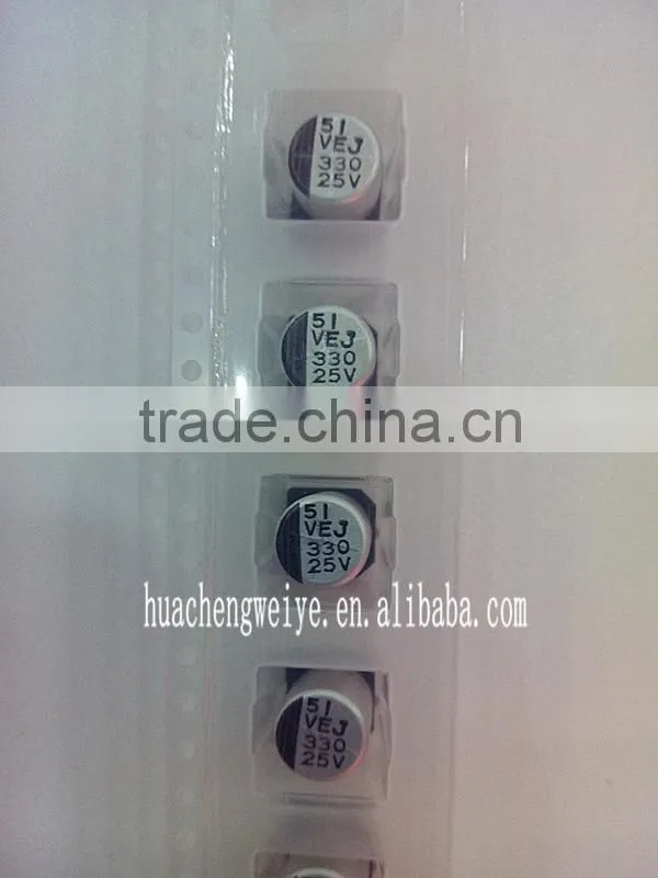 SMD Aluminum electrolytic Capacitors 330UF 25 V 8.0*10.0