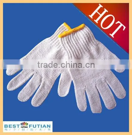 7 gauge safety working glove cotton gloves