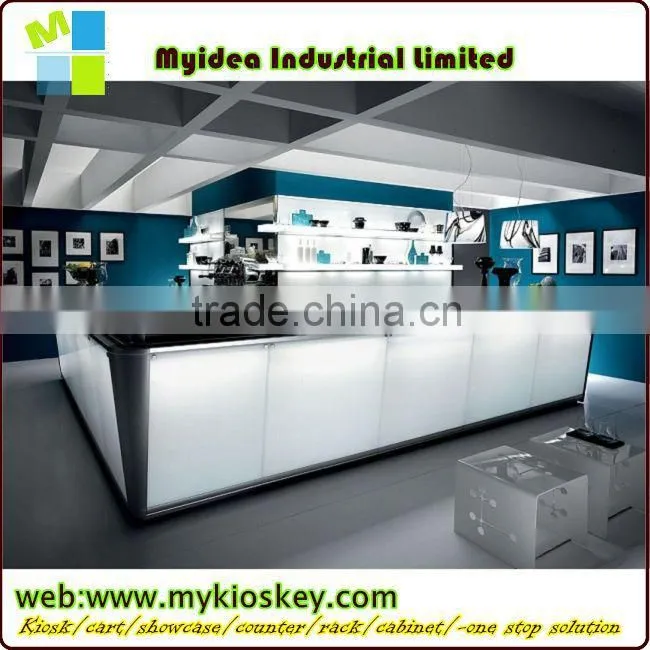 solid surface stone countertop restaurant bar counters for sale.