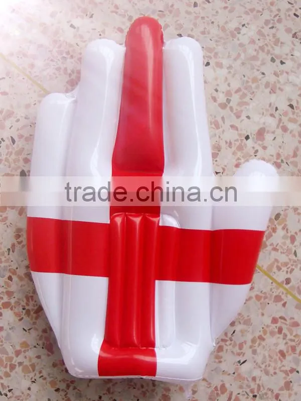 Wholesale inflatable toy, inflatable hands for promotional