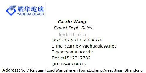 Alibaba supplier decorative silk screen laminated glass
