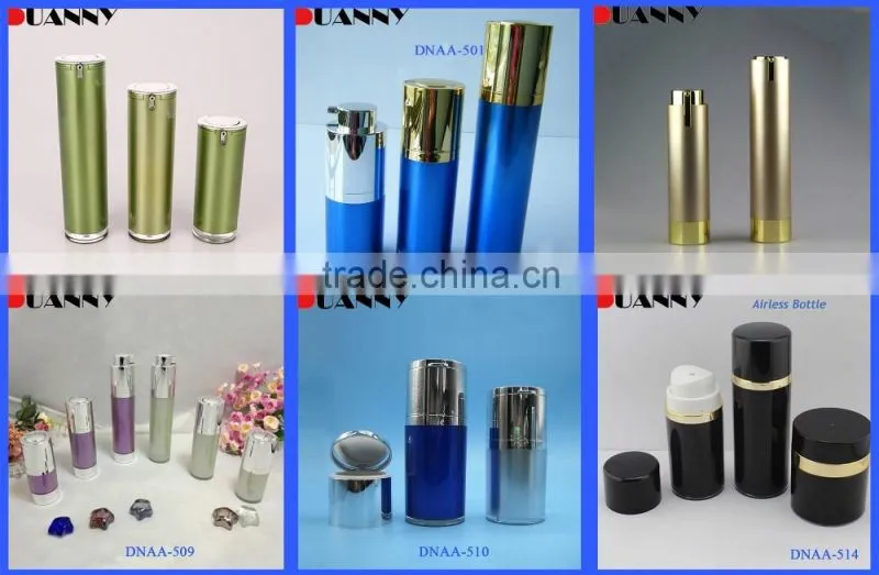 15Ml 30Ml 50Ml Acrylic Plastic Airless Cosmetic Bottle,White Airless Pump Bottle