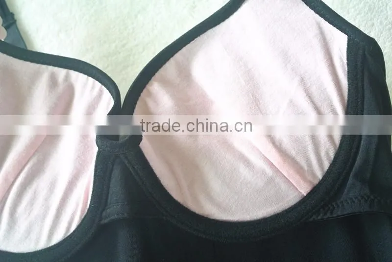 Black Seamless Padded Sport Wear Yoga Workout Gym Tank Top Women