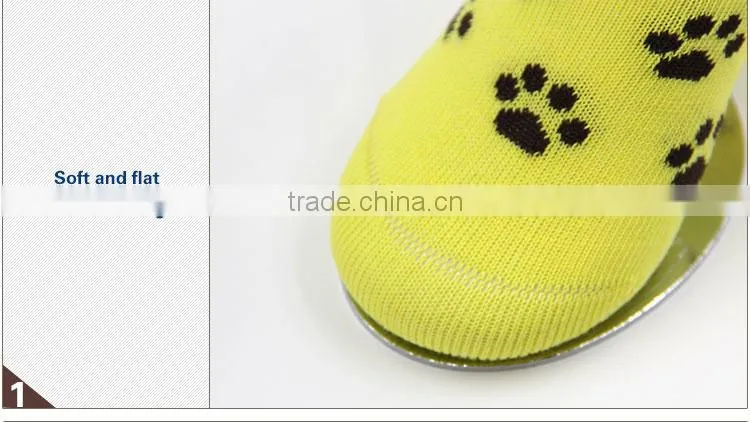 comfortable yellow baby socks and cotton children socks