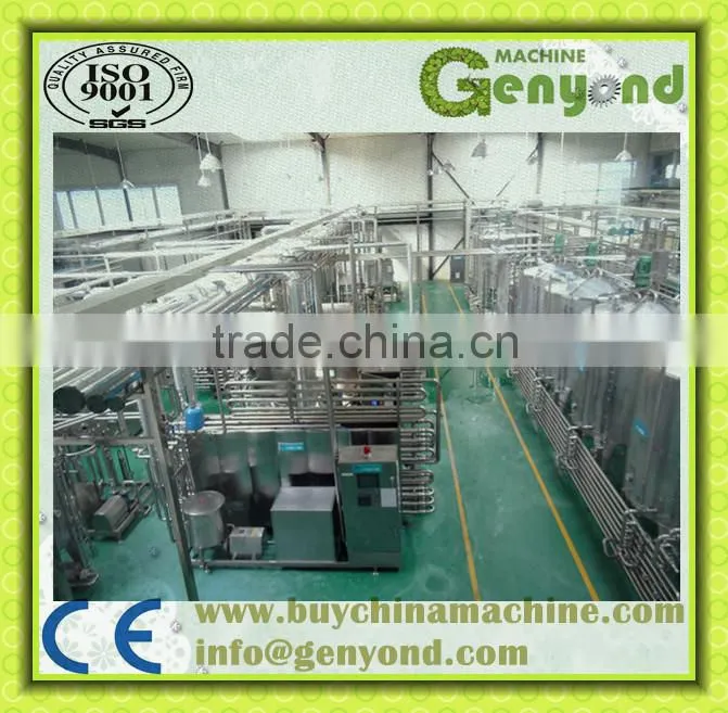 Complete UHT milk production line