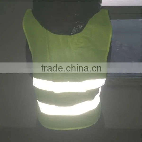 road safety warning safety Colored Reflective vest