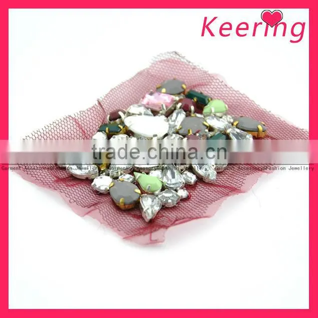 2014 white flower patch for garment WPH-1690