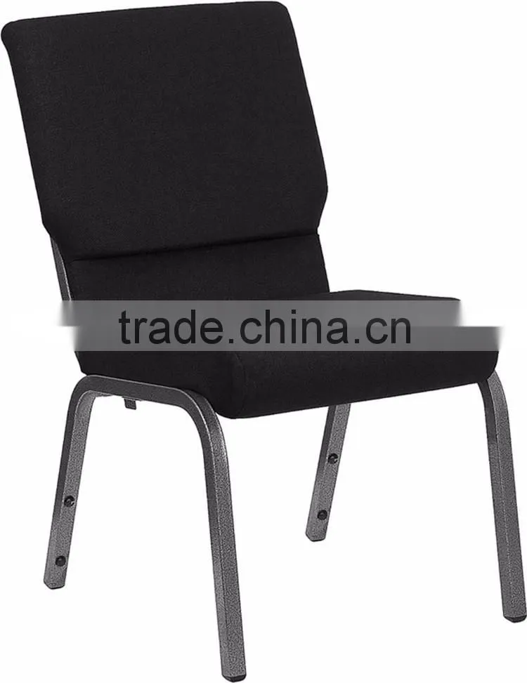 Strong comfortable black stackable theater chair from China