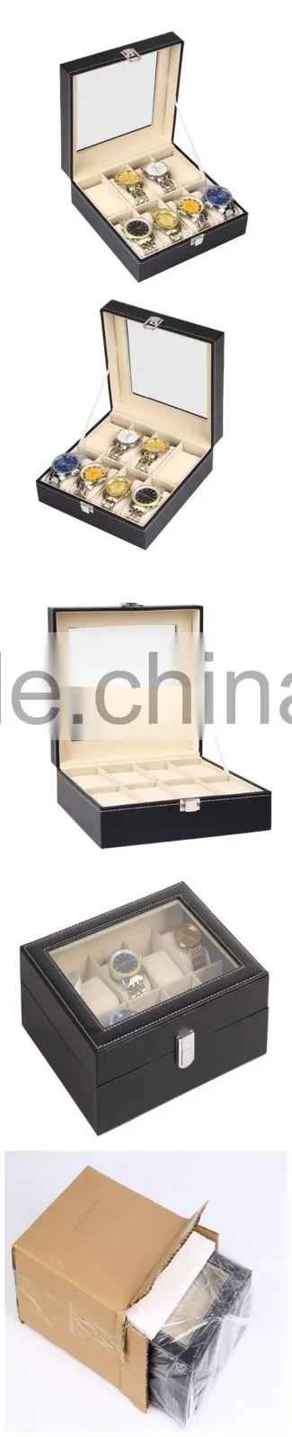 Personalized wrist watch box 12