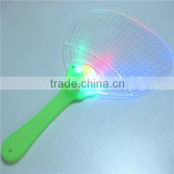 Hot sale glowing led hand fan cheering led light hand fan