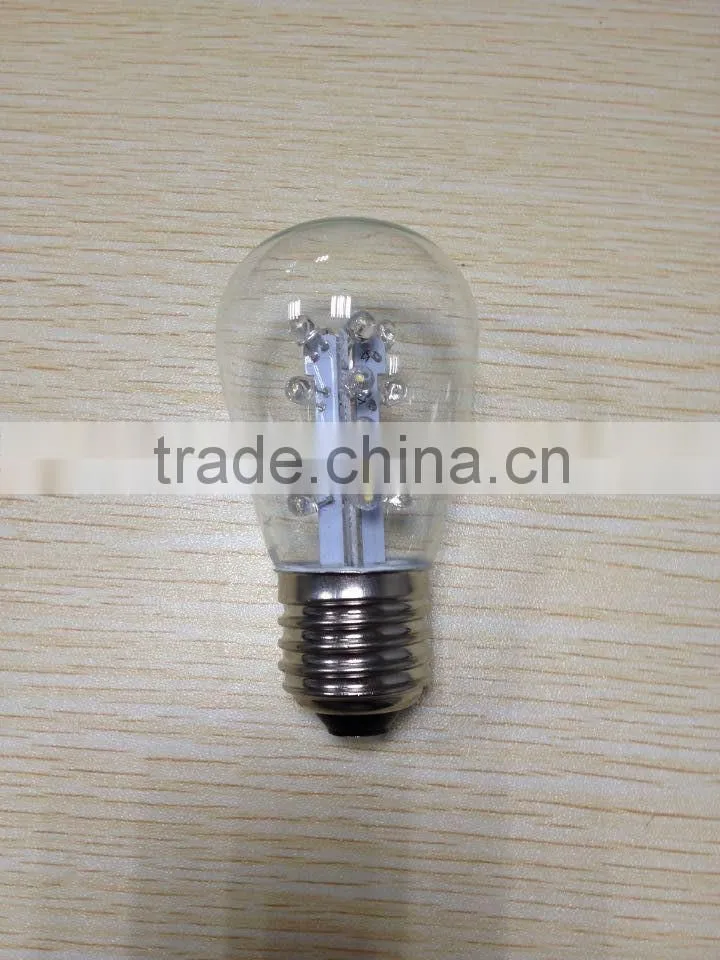 S14 Edison led bulb 1W E26/E27 120V 230V small night lighting China safe supplier