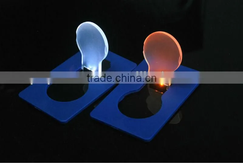 credit card light with battery/caredit card shape lamp bulb
