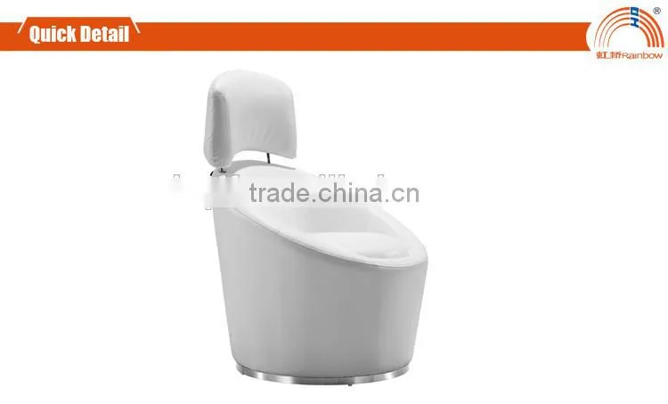 S-55-1 furniture sofa pu sofa white leather sofa