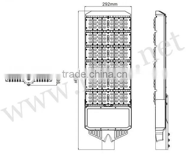 High Power Shenzhen led lighting manufacturer 180W LED Street Lighting Fixtures for Outdoor Use