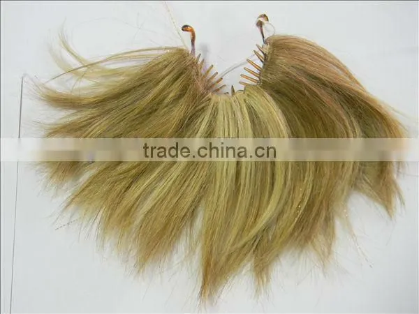 plastic claw clip in hair piece products