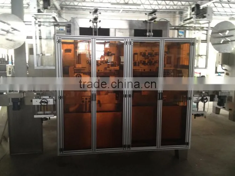 Two Head Casting Station Bottle Neck Labling Machine