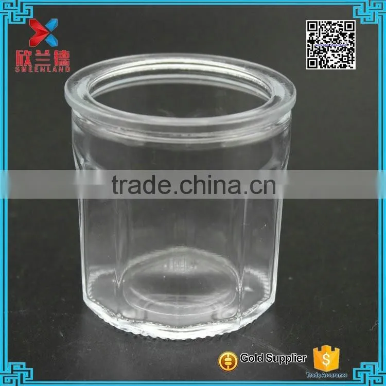 100ml round glass pudding jars