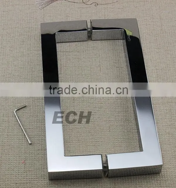 high level hardware brass glass door handle