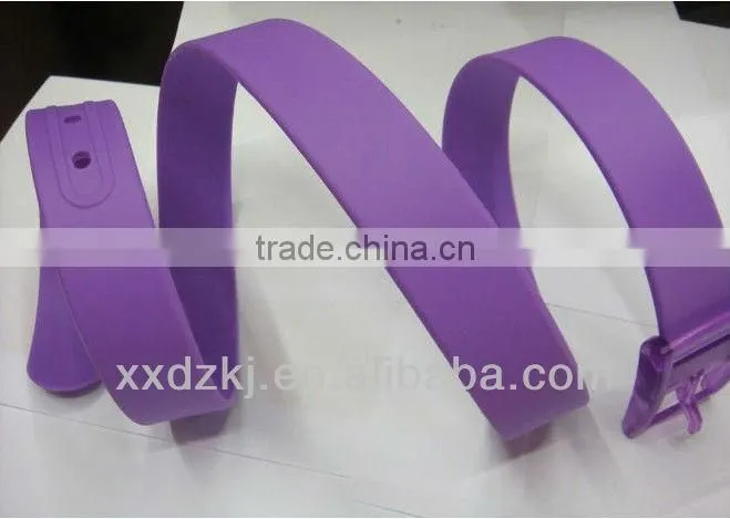 Fashion Silicone Belt 125cm Waist Size for Men and Women