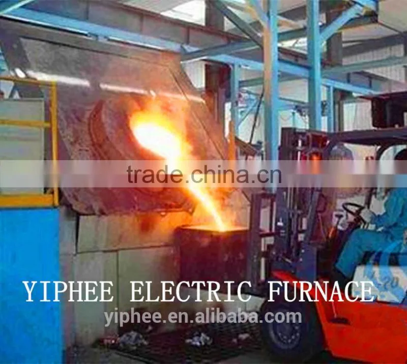 6Ton Steel scrap induction melting furnace