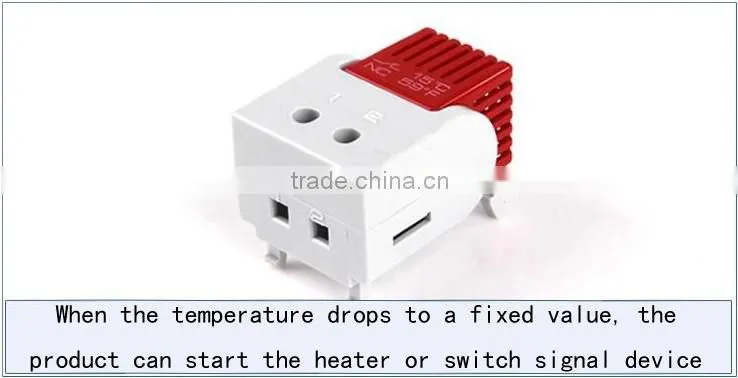 FTS 011 Normal Open Fixed Temperature Tamperproof Auto AC Thermostat with CE