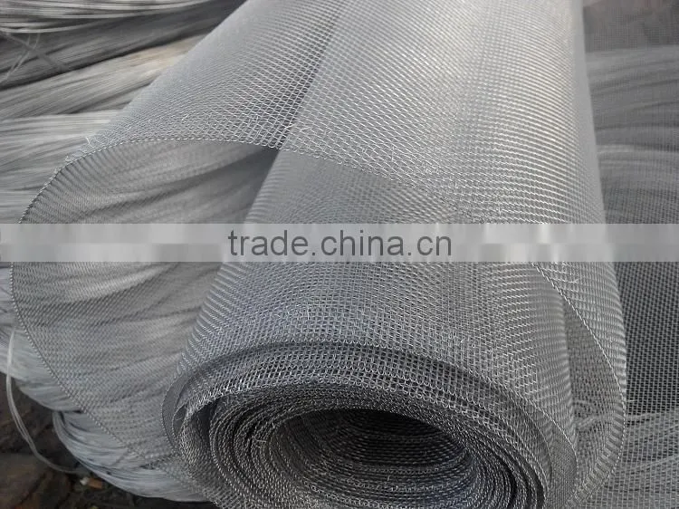 A large supply of aluminum wire mesh aluminum window screen