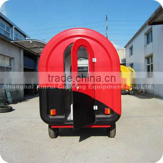 2014 Popular Using Mobile Fibreglass Chocolate Milkshake Bean Food Service Trailer Cart XR-FC220 B