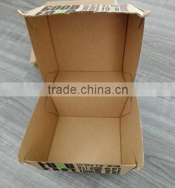 Hot sale creative paper food packaging fast food paper box design