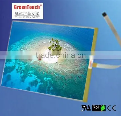 Green Touch 15.6inch 4 Wire resistive Touch Screen Panel with USB cable