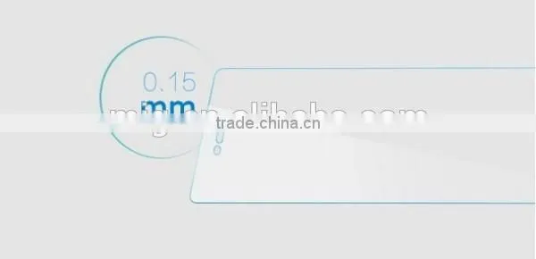 glass screen protector, phone accessory round edge tempered glass screen protector for huawei p8 lite