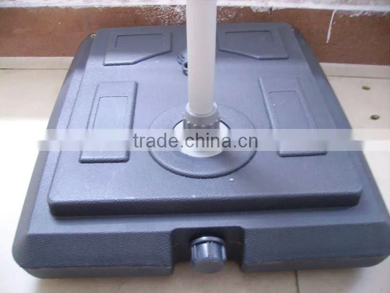 adjustable outdoor x banner stand with plastic water bag