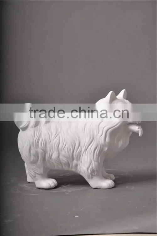 Fashion fiberglass display dog mannequin for sale