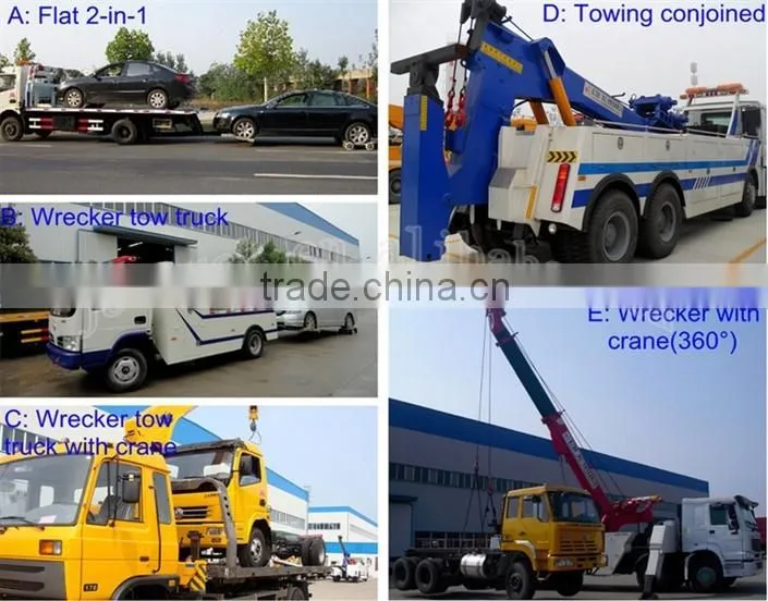 China hubei FAW tow truck for sale