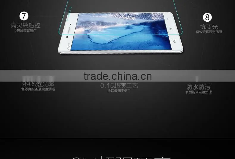 Full cover Tempered Glass Screen Protector For Vivo X5 Pro Mobile Phone Glass Film