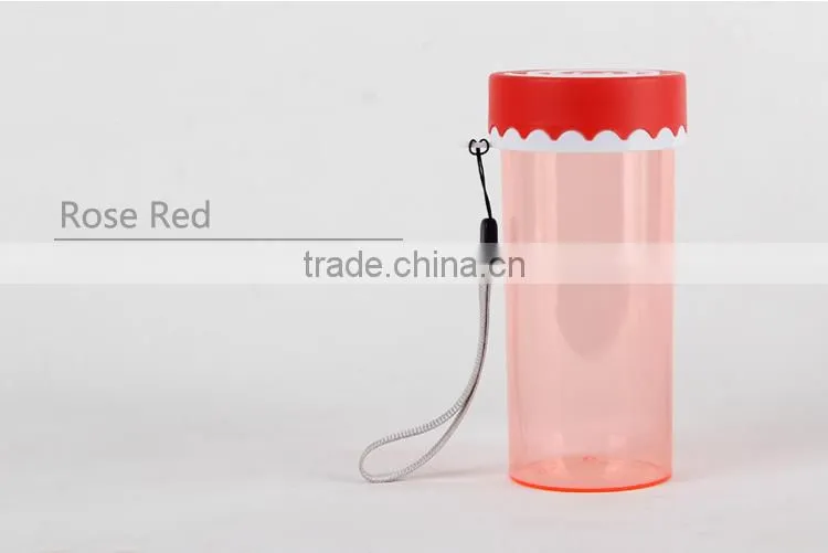 High quality clear plastic water bottles lollipop cup