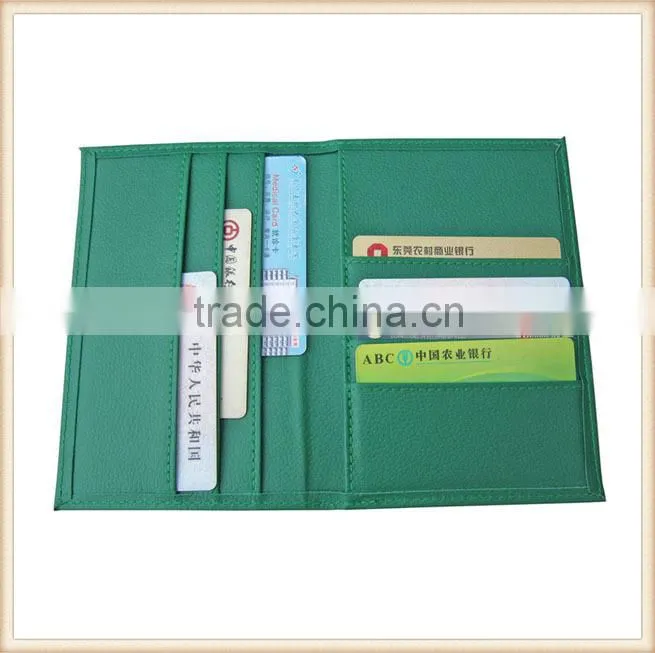 Newly genuine leather passport holder made in China