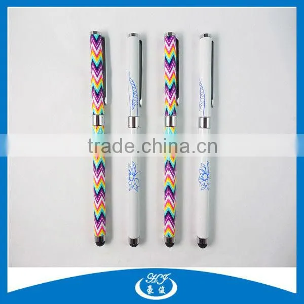 2013 Twist Stylus Touch Screen Multifunctional Metal Ball Pen with Stylus