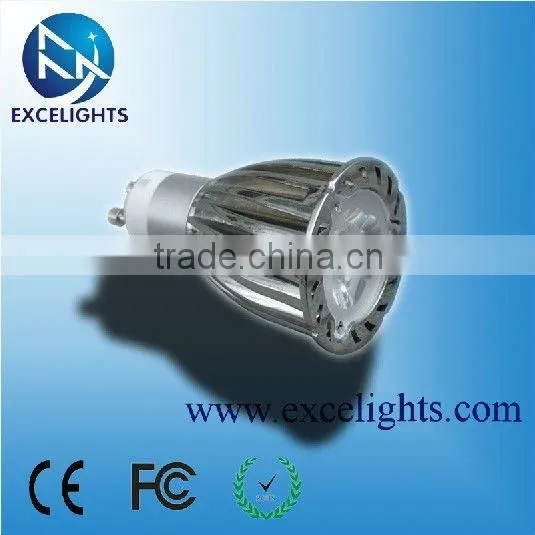 dull polish 3watt gu10 mr16 e27 led spot light