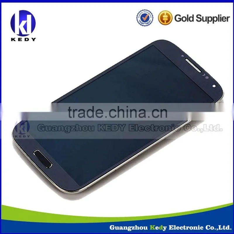 New replacement high quality lcd display for samsung galaxy s4 gt-i9500 lcd touch screen complete with frame