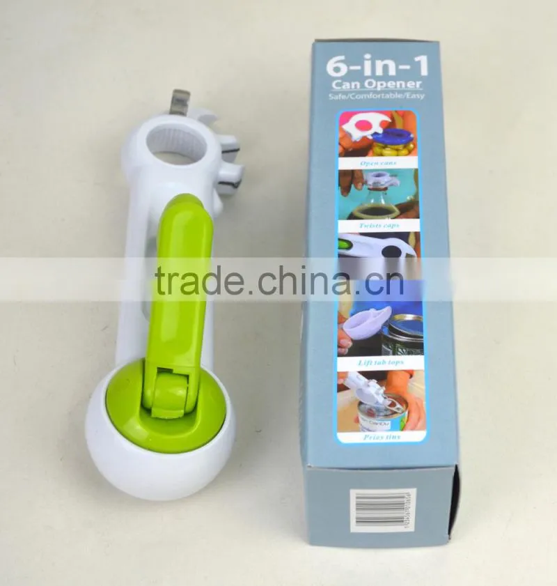 Newest 6 in1 Multi-Function Bottle+Can+Jar Opener Kitchen Cooking Tools