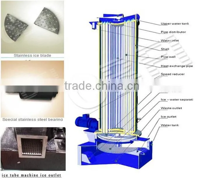 PLC Siemens Tube Ice Maker Machine maker Top one