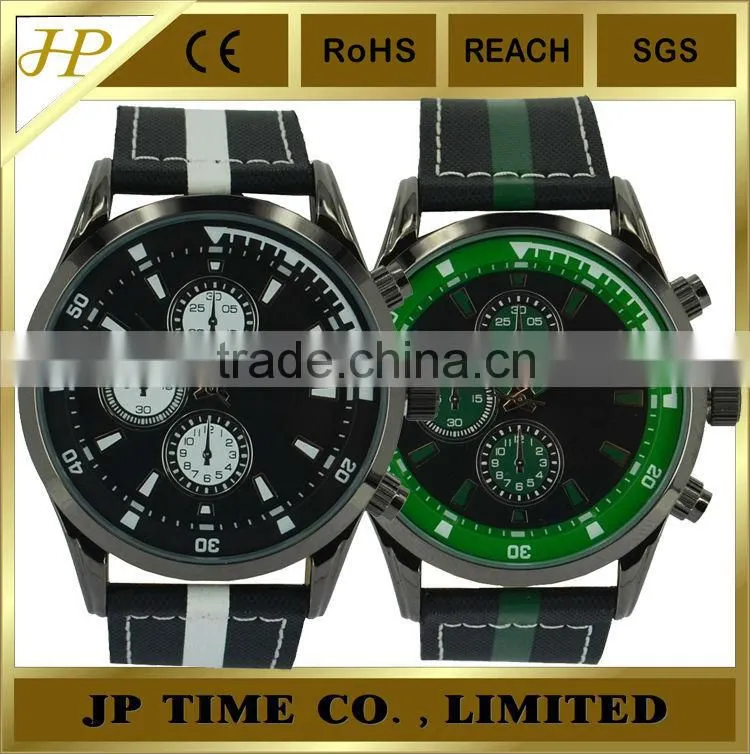 fashion round shape multi color strap unisex men ladies casual Analogue Quartz wholesale china watch factory directly