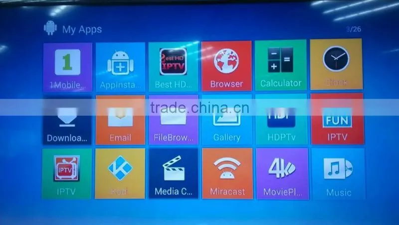 Ultra HD Chipset AMlogic S812 3d ott tv box F8 with 4.0 bluetooth