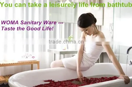 Q301 acylic bathtub bathroom tub/ white cheap price massage bathtub