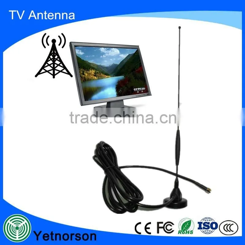 12dbi magnetic indoor hdtv Antenna auto cable hdtv dvb-t antenna for 470 862 MHz