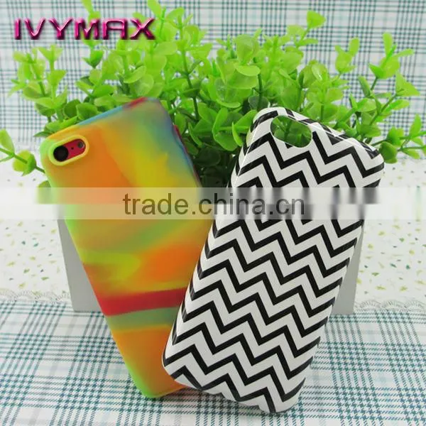 watertransfer printing case for iphone 5c ,special design mobilephone accessories